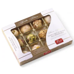 Pistì - Assorted Sicily Almond Paste - Classic, Orange and Pistachio - Fine Pastry in Gift Window Box - Avvenice