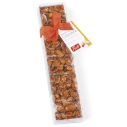 Pistì - Crunchy Pieces with Sicilian Almond - Fine Pastry in Transparent Case with Bow - Avvenice