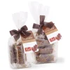 Pistì - Pieces of Crunchy with Sicilian Hazelnut with Milk Chocolate - Fine Pastry in Envelope with Bow - 200 g - Avvenice
