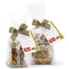 Pistì - Pieces of Crunchy with Sicilian Pistachio and Almonds - Fine Pastry in Envelope with Bow - 100 g - Avvenice