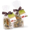 Pistì - Pieces of Crunchy with Sicilian Pistachio and Almonds with White Chocolate - Fine Pastry in Envelope with Bow - 200 g - Avvenice