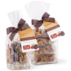Pistì - Pieces of Crunchy with Sicilian Almonds with Dark Chocolate - Fine Pastry in Envelope with Bow - 100 g - Avvenice