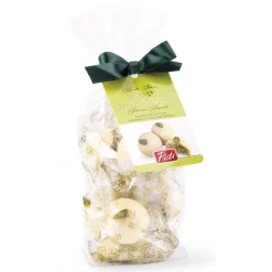 Pistì - Pistachio Almond Paste Covered with White Chocolate - Fine Pastry in Envelope with Bow - Avvenice