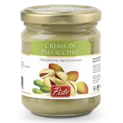 Pistì - Pistachio Cream Spread - Bronte Sicily - Artisan Cream - In Basic Glass Jar - Avvenice