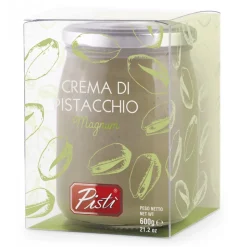 Pistì - Pistachio Cream Spread - Bronte Sicily - Artisan Cream - Magnum in Premium Glass Jar - Avvenice