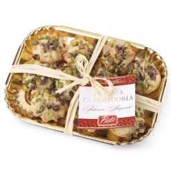 Pistì - Sicilian Almond Paste with Pistachio - Fine Pastry in Elegance Tray - Avvenice
