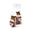 Pistì - Soft Nougat Chunks with Sicilian HazelnutsCovered with Milk Chocolate - Fine Pastry in Envelope with Bow - 200 g - Avvenice