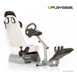 Playseat® Evolution White - UK Version - Pro Racing Seat - PC - PS - XBOX - Real Simulation - Gaming - Play Station - PS5 - Avvenice