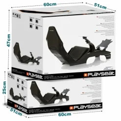 Playseat® Formula Black - Pro Racing Seat - PC - PS - XBOX - Real Simulation - Gaming - Play Station - PS5 - Avvenice