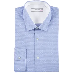 Poggianti 1985 - Classic Shirt with White Inserts - Handmade in Italy - New Luxury Exclusive Collection - Avvenice