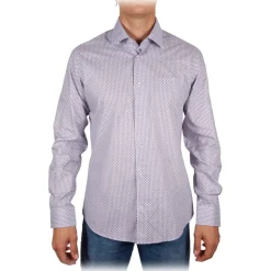 Poggianti 1985 - Fancy French Collar Shirt - Handmade in Italy - New Luxury Exclusive Collection - Avvenice