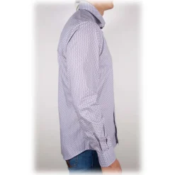 Poggianti 1985 - Fancy French Collar Shirt - Handmade in Italy - New Luxury Exclusive Collection - Avvenice