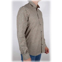 Poggianti 1985 - Fancy French Collar Shirt - Handmade in Italy - New Luxury Exclusive Collection - Avvenice