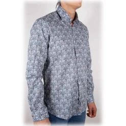 Poggianti 1985 - Fancy French Collar Shirt - Handmade in Italy - New Luxury Exclusive Collection - Avvenice