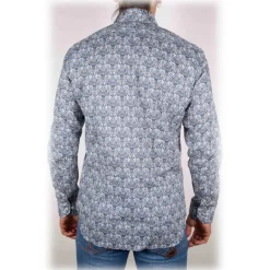 Poggianti 1985 - Fancy French Collar Shirt - Handmade in Italy - New Luxury Exclusive Collection - Avvenice