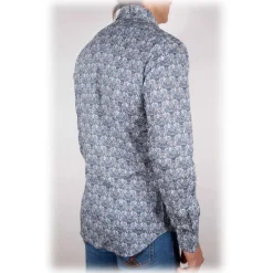 Poggianti 1985 - Fancy French Collar Shirt - Handmade in Italy - New Luxury Exclusive Collection - Avvenice