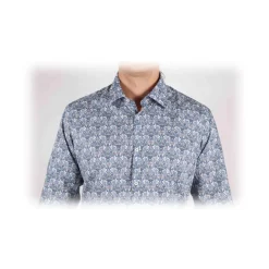 Poggianti 1985 - Fancy French Collar Shirt - Handmade in Italy - New Luxury Exclusive Collection - Avvenice