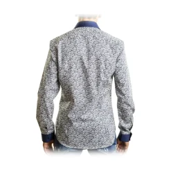 Poggianti 1985 - Fancy Shirt Collar and Cuffs in Contrast - Handmade in Italy - New Luxury Exclusive Collection - Avvenice