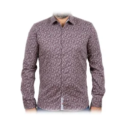 Poggianti 1985 - Fantasy Flannel Shirt Italian Collar - Handmade in Italy - New Luxury Exclusive Collection - Avvenice