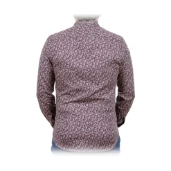 Poggianti 1985 - Fantasy Flannel Shirt Italian Collar - Handmade in Italy - New Luxury Exclusive Collection - Avvenice