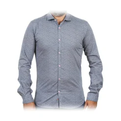 Poggianti 1985 - Floral Patterned Shirt Small Collar - Handmade in Italy - New Luxury Exclusive Collection - Avvenice