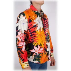 Poggianti 1985 - French Collar Fancy Shirt - Handmade in Italy - New Luxury Exclusive Collection - Avvenice