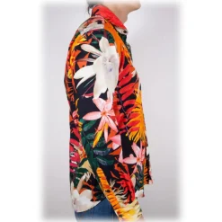 Poggianti 1985 - French Collar Fancy Shirt - Handmade in Italy - New Luxury Exclusive Collection - Avvenice