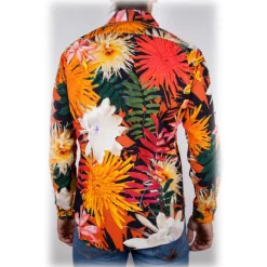 Poggianti 1985 - French Collar Fancy Shirt - Handmade in Italy - New Luxury Exclusive Collection - Avvenice