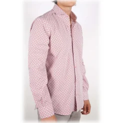 Poggianti 1985 - French Collar Fancy Shirt - Handmade in Italy - New Luxury Exclusive Collection - Avvenice