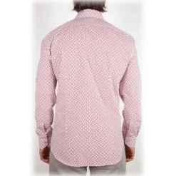 Poggianti 1985 - French Collar Fancy Shirt - Handmade in Italy - New Luxury Exclusive Collection - Avvenice