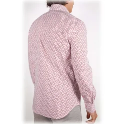 Poggianti 1985 - French Collar Fancy Shirt - Handmade in Italy - New Luxury Exclusive Collection - Avvenice