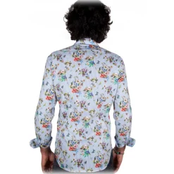 Poggianti 1985 - French Collar Fancy Shirt - Handmade in Italy - New Luxury Exclusive Collection - Avvenice