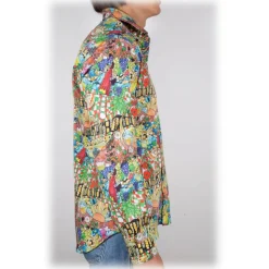 Poggianti 1985 - Italian Collar Patterned Shirt - Handmade in Italy - New Luxury Exclusive Collection - Avvenice