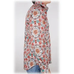 Poggianti 1985 - Italian Collar Patterned Shirt - Handmade in Italy - New Luxury Exclusive Collection - Avvenice