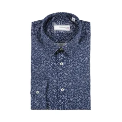 Poggianti 1985 - Italian Collar Patterned Shirt - Handmade in Italy - New Luxury Exclusive Collection - Avvenice