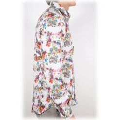 Poggianti 1985 - Italian Collar Patterned Shirt - Handmade in Italy - New Luxury Exclusive Collection - Avvenice