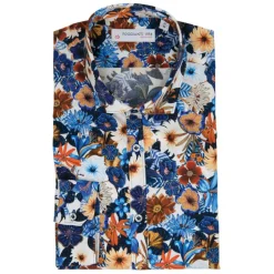 Poggianti 1985 - Light Blue Soft Collar Fantasy Shirt - Handmade in Italy - New Luxury Exclusive Collection - Avvenice