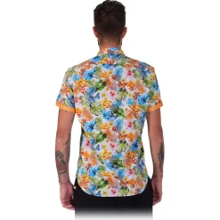 Poggianti 1985 - Multicolor Soft Collar Fantasy Shirt - Handmade in Italy - New Luxury Exclusive Collection - Avvenice