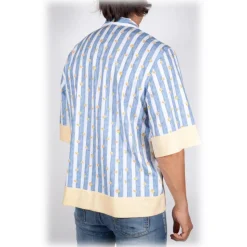 Poggianti 1985 - Short Sleeve Fantasy Shirt - Handmade in Italy - New Luxury Exclusive Collection - Avvenice