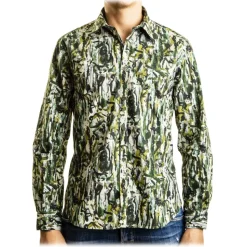 Poggianti 1985 - Small Collar Patterned Shirt - Handmade in Italy - New Luxury Exclusive Collection - Avvenice