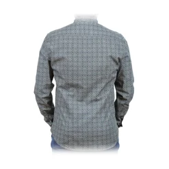 Poggianti 1985 - Small Collar Patterned Shirt - Handmade in Italy - New Luxury Exclusive Collection - Avvenice