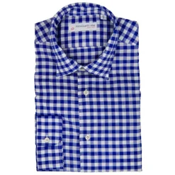 Poggianti 1985 - Soft Collar Check Shirt - Handmade in Italy - New Luxury Exclusive Collection - Avvenice