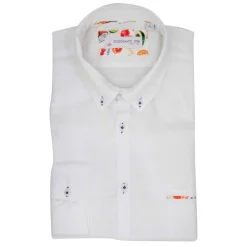 Poggianti 1985 - Soft Collar Patterned Shirt - Handmade in Italy - New Luxury Exclusive Collection - Avvenice