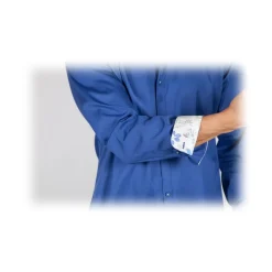 Poggianti 1985 - Solid Color Italian Collar Shirt - Handmade in Italy - New Luxury Exclusive Collection - Avvenice