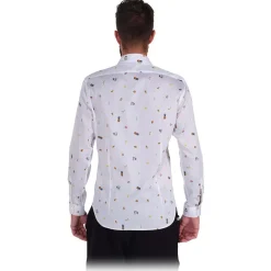 Poggianti 1985 - White Soft Collar Fantasy Shirt - Handmade in Italy - New Luxury Exclusive Collection - Avvenice