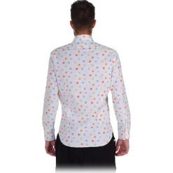 Poggianti 1985 - White Soft Collar Fantasy Shirt - Handmade in Italy - New Luxury Exclusive Collection - Avvenice