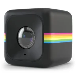 Polaroid - Polaroid Cube+ Live Streaming Wi-Fi Mini Lifestyle Action Camera - Full HD 1440p - Action Sports Cameras - Black - Avvenice