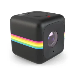 Polaroid - Polaroid Cube+ Live Streaming Wi-Fi Mini Lifestyle Action Camera - Full HD 1440p - Action Sports Cameras - Black - Avvenice