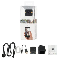 Polaroid - Polaroid Cube+ Wi-Fi Mini Lifestyle Action Camera - Full HD 1440p - Action Sports Cameras - Red - Avvenice