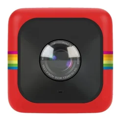 Polaroid - Polaroid Cube+ Wi-Fi Mini Lifestyle Action Camera - Full HD 1440p - Action Sports Cameras - Red - Avvenice